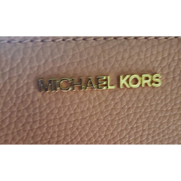 MICHAEL KORS Trisha Medium Pebbled Leather Crossbody Bag Pink NEW - Picture 5 of 7